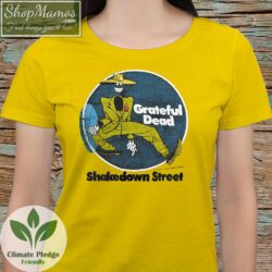 Vintage 1970s Grateful Dead Shakedown Street T-shirt Women Short Sleeve