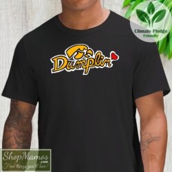 Vintage Iowa Hawkeyes Dumplin T Shirt Men Short Sleeve