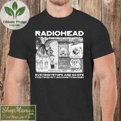 Vintage Radiohead Theater Des Todes Shirt Men Short Sleeve