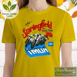 World's Fastest Mile Springfield Mile T-Shirt Women Short Sleeve