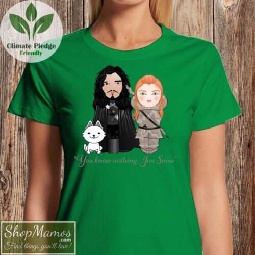 You Know Nothing Jon Snow T Shirt Women Short Sleeve